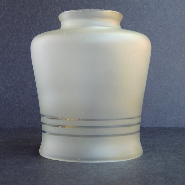 Antique 2.25-Inch Fitter Glass Shade – Side Angle