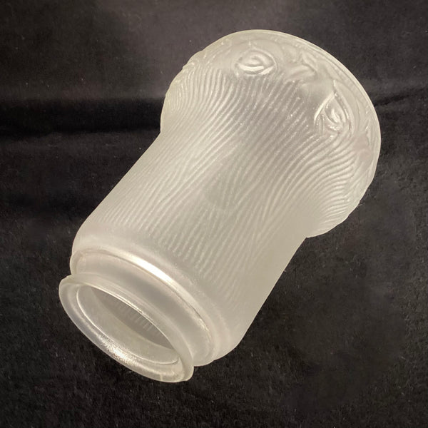 2 1/4 (2.25) Inch Vintage Etched Bell Shaped Glass Light Fixture Shade