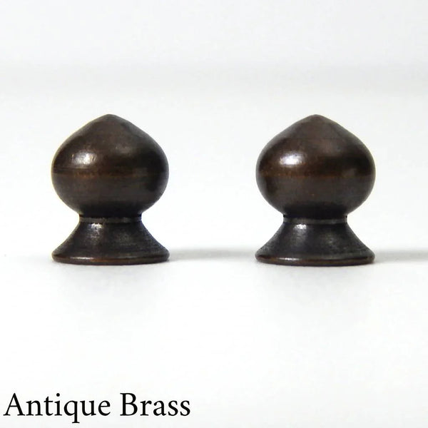 8/32 Lot of 2 Decorative Light Fixture Thumbnuts. - Vintporium Architectural Salvage