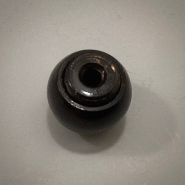 Solid Brass Ball Lamp Finial 5/8 Aged 1/8 IPS to 8-32 Adapter New