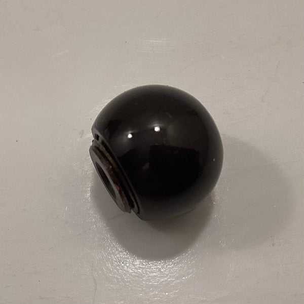 Solid Brass Ball Lamp Finial 5/8 Aged 1/8 IPS to 8-32 Adapter New
