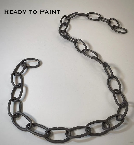 8 Gauge Oval Lamp Chain Available in Numerous Finishes - Vintporium Architectural Salvage