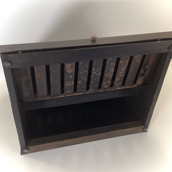 Early 20th century J. & P. Coats mercerized cotton thread display cabinet with five drawers.