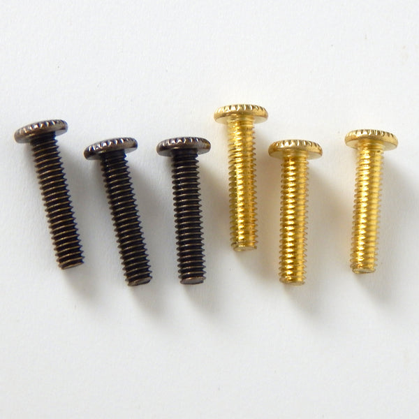 This lot of 3 handsome thumbscrews is ideal for securing shades to the fixture. Available in polished brass, antique brass, and bronze. Available at www.vintporium.com